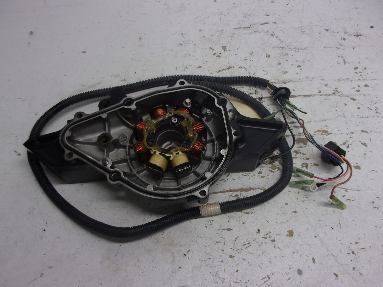 Yamaha 1999-2000 GP XL 800 Oil Pump Stator + Flywheel Cover # 66E-81337-10-8P