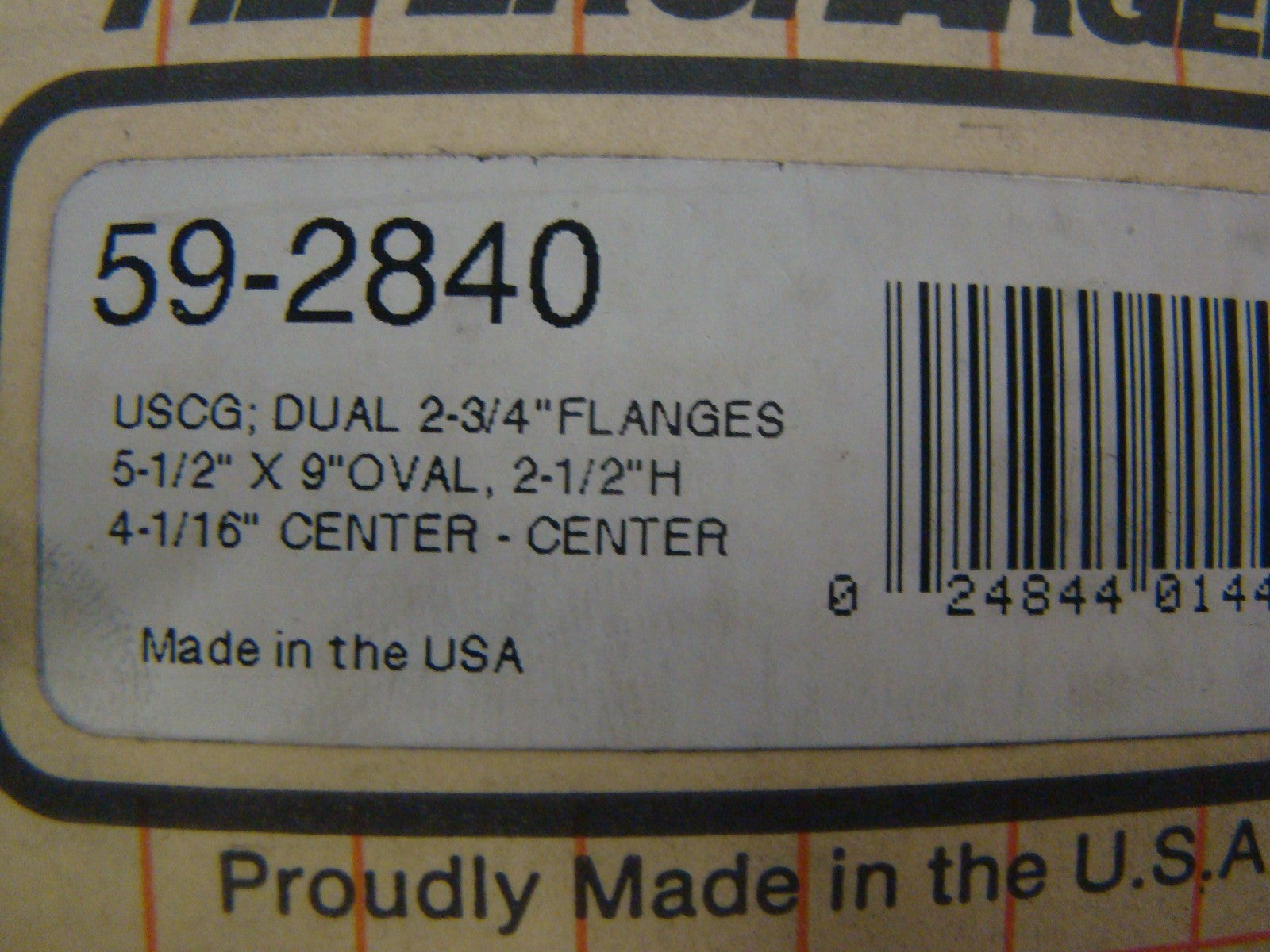 K&N Personal Watercraft PWC Marine Flame Arrestor, Oval, 2.5 in. Tall # 59-2840