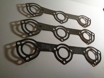 Polaris PWC Watercraft  1994-1995 SL, SLT 650,750 Exhaust Gasket Lot of 3 # 5211