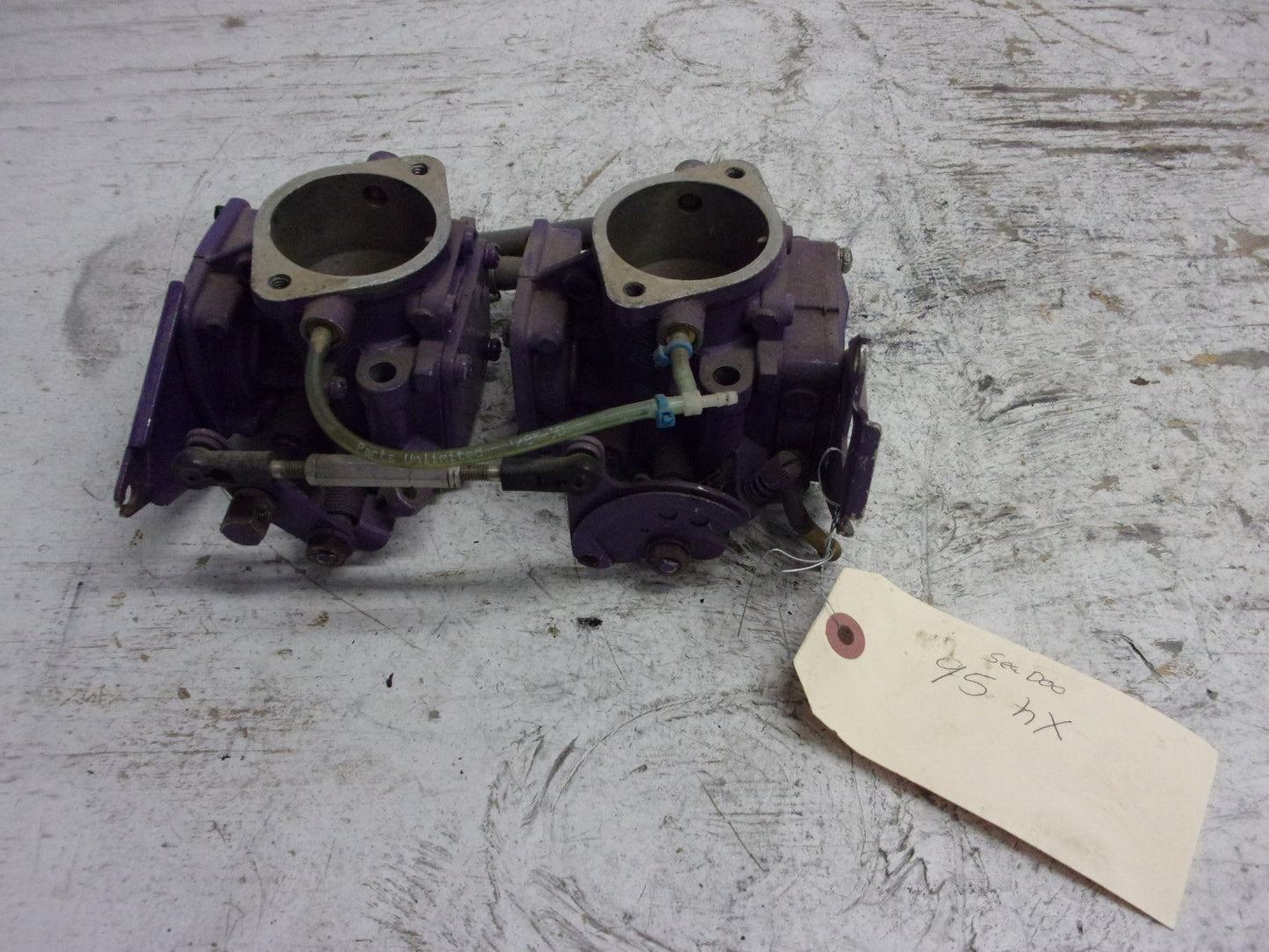 Sea Doo Bombardier 1995 HX OEM PTO / MAG Carburetor Set # 270500252 270500250