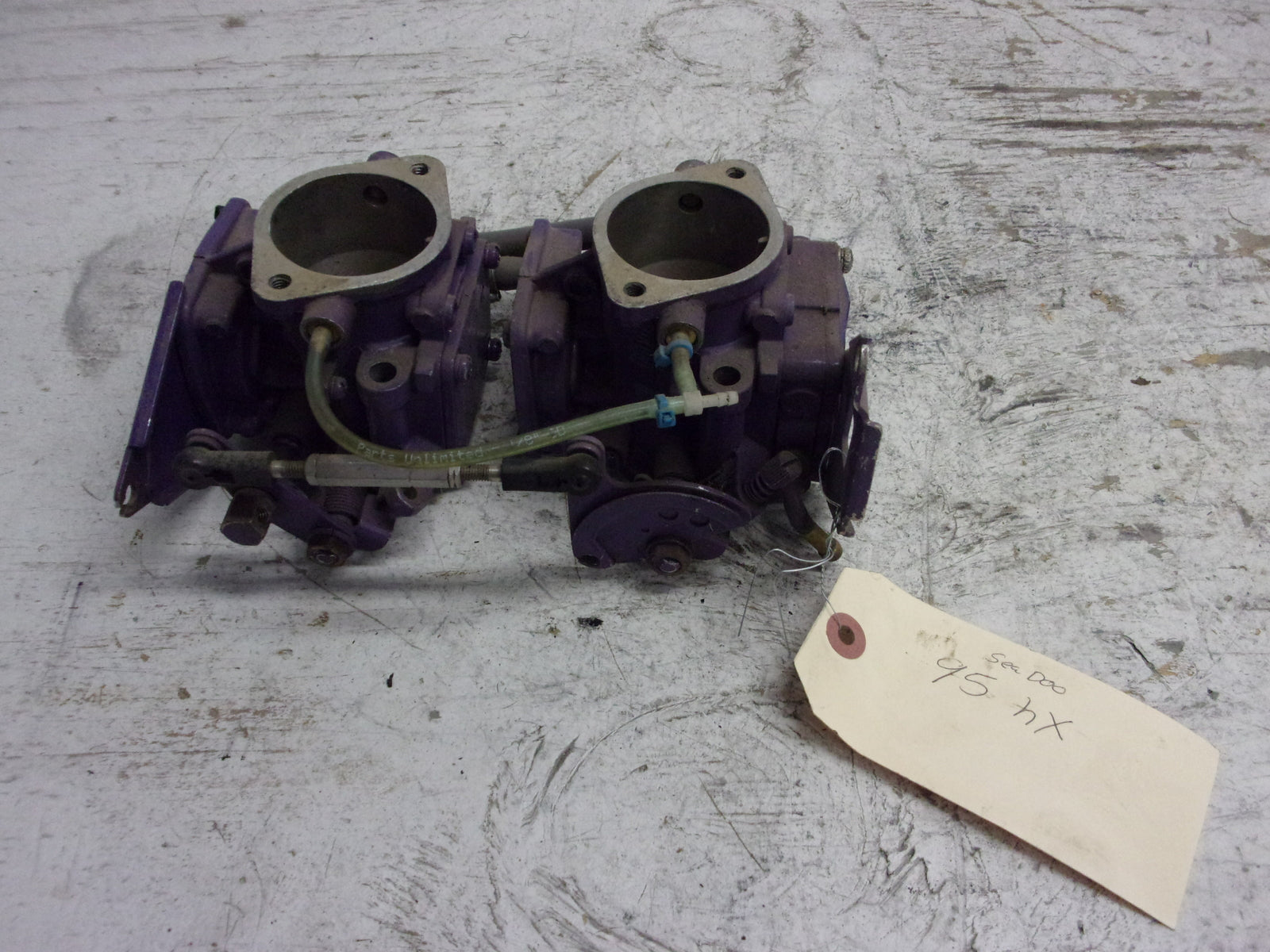 Sea Doo Bombardier 1995 HX OEM PTO / MAG Carburetor Set # 270500252 270500250
