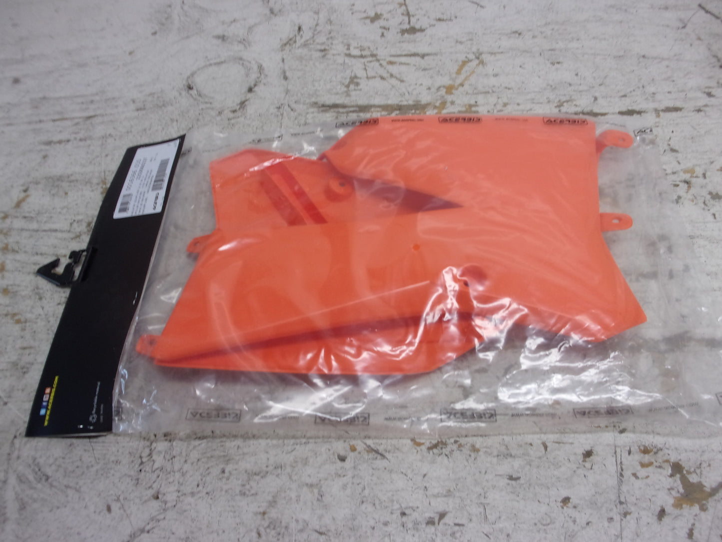 KTM Dirt Bike 2006-2012 SX 85 NEW Acerbis Radiator Scoop Set Part# 0016366.010