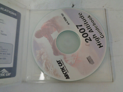 Arctic Cat 2007 Snowmobile High Altitude Guidebook CD / Disc # 2258-107