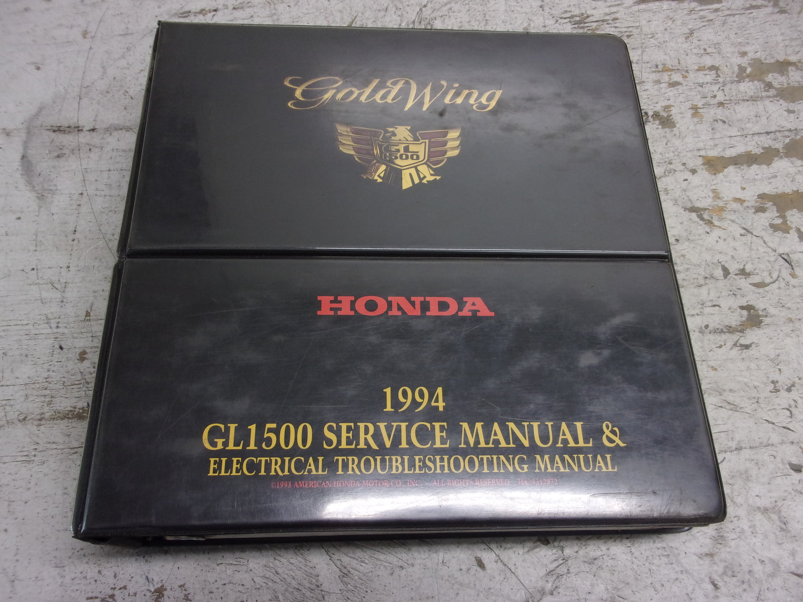 Honda 1994 GL1500 Service Manual & Electrical Troubleshooting Manual 61MAF00-AH