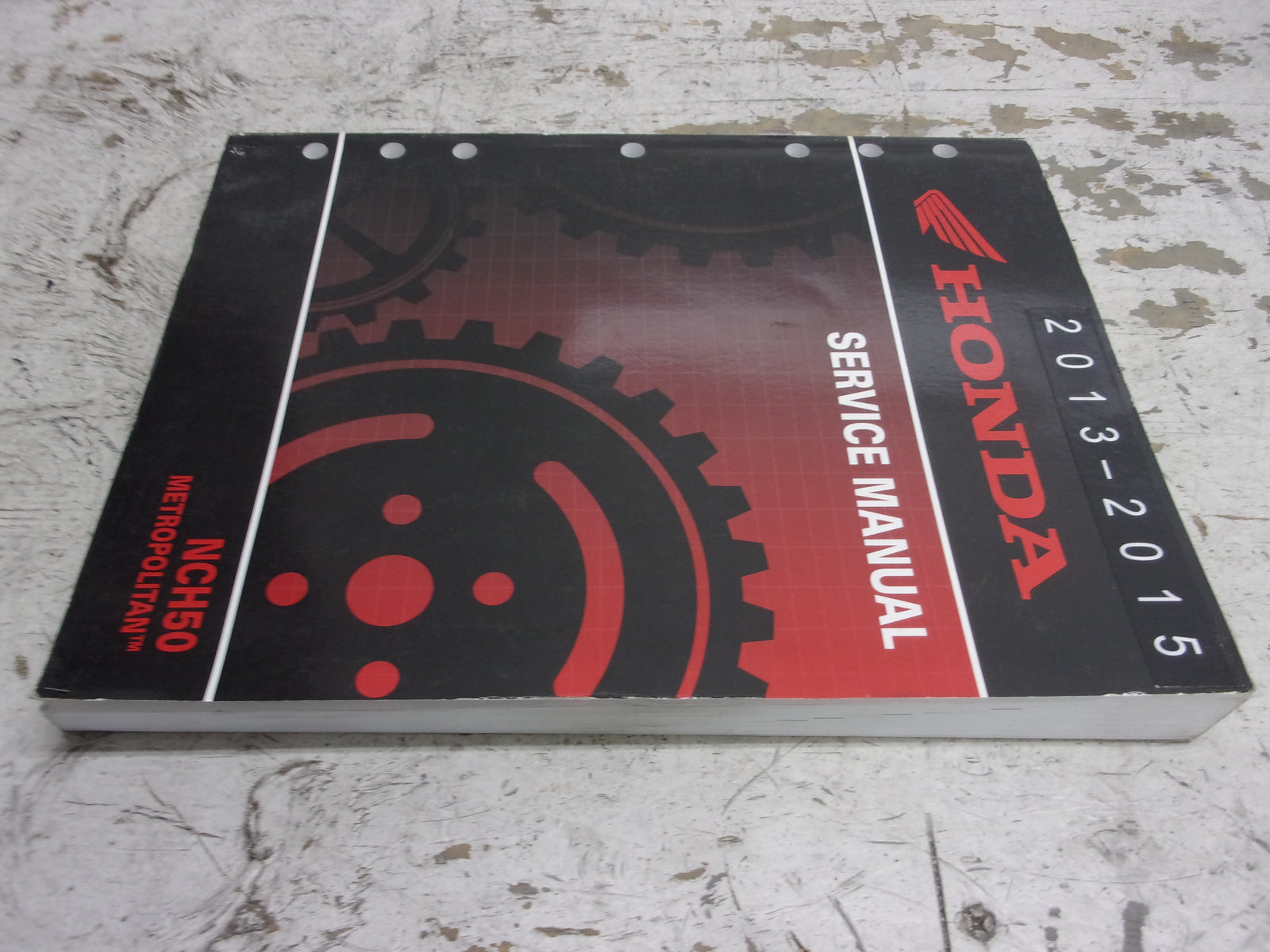Honda Scooter 2013-2015 NCH50 Metropolitan OEM Service Manual Part# 61GGL02