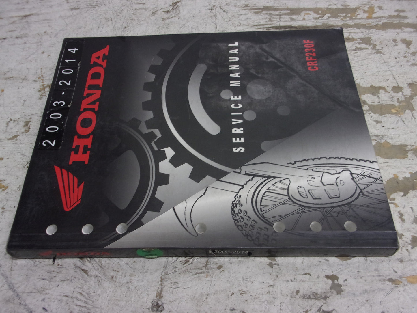 Honda Dirt Bike MX 2003-2014 CRF230R OEM Service Manual Part# 61KPS09