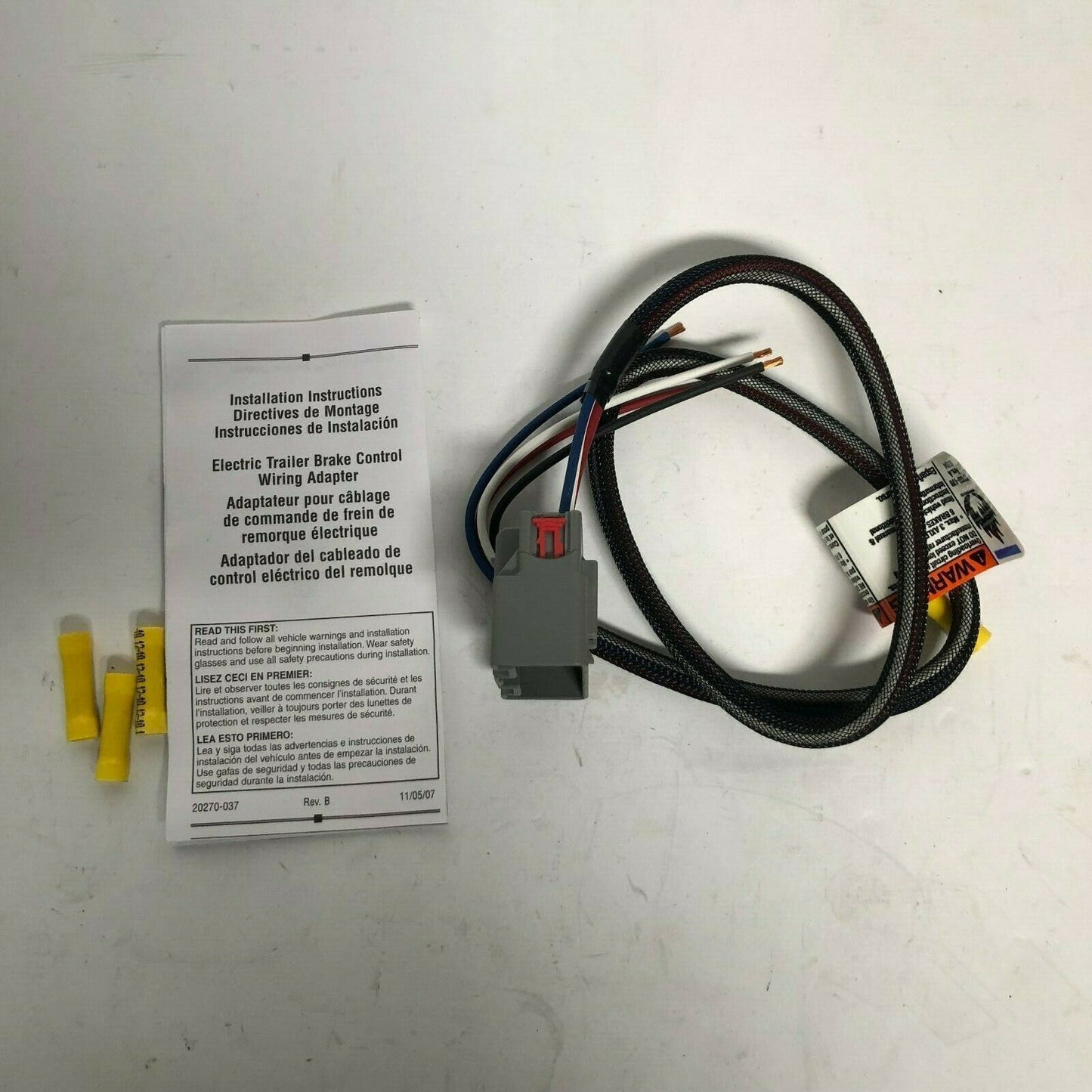 Tow Ready Ford F-Series Single Plug Brake Control Wiring Adapter Part# 20270