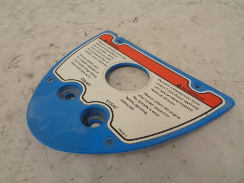 Polaris PWC Watercraft 1997 SL 700 Blue Access Pod Panel Part# 5432538-217