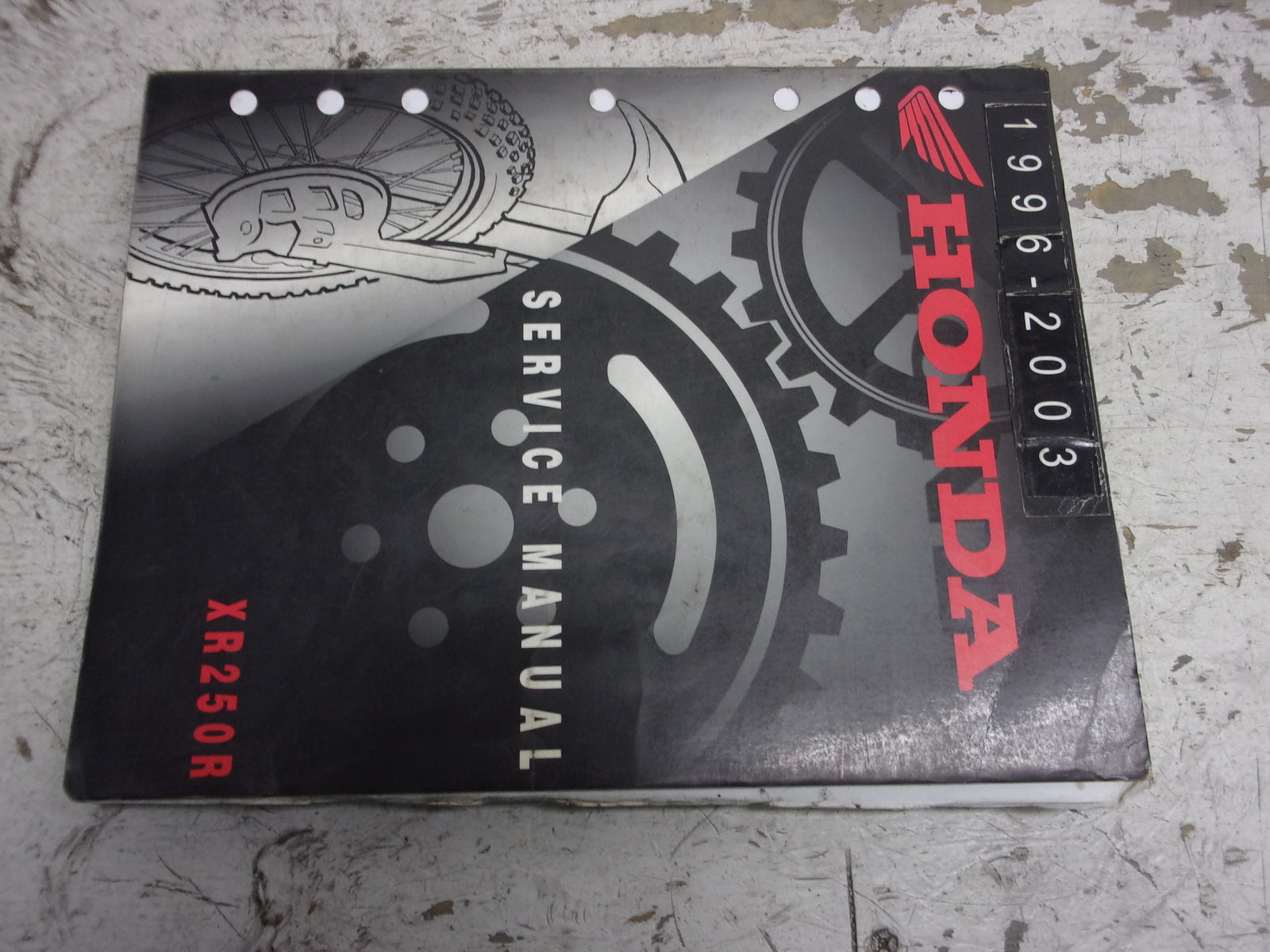Honda Dirt Bike MX 1996-2003 XR250R OEM Service Manual Part# 61KCE06