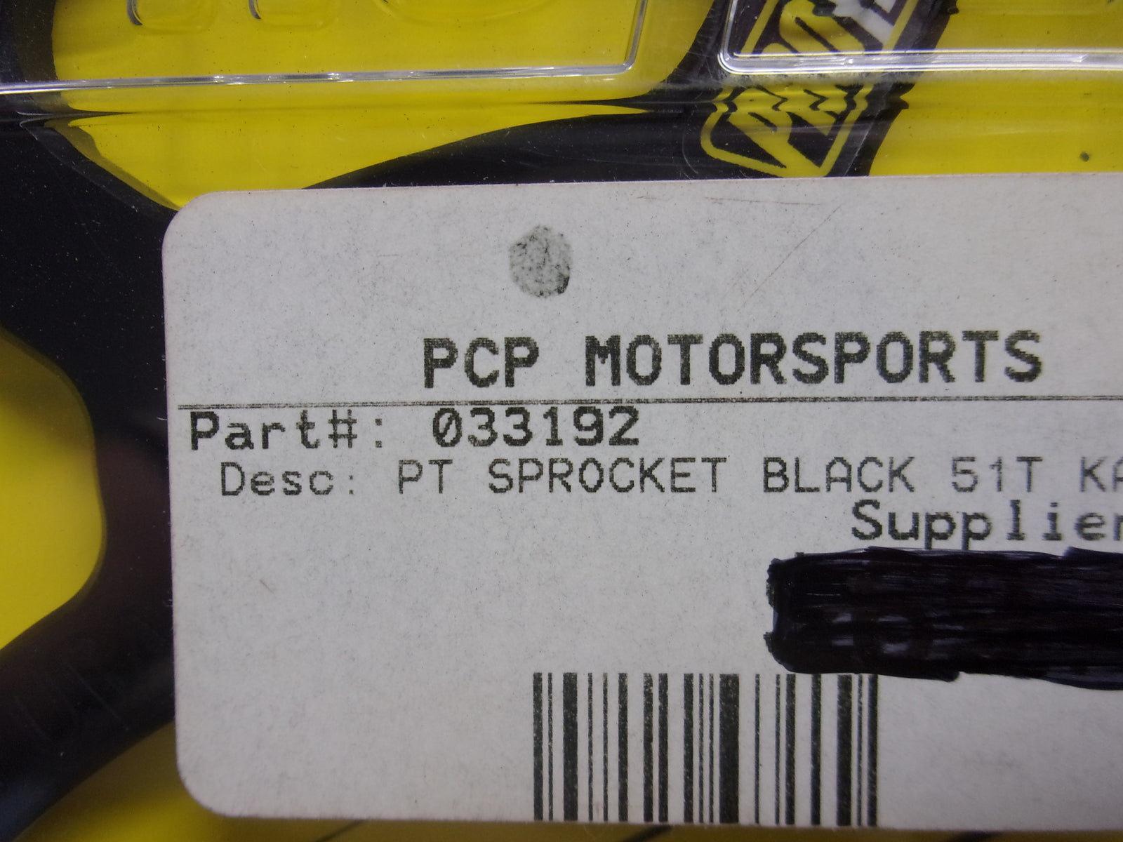 ProTaper Race Spec Aluminum Rear Sprocket, Black - 51T KX KDX KLX RMZ # 033192