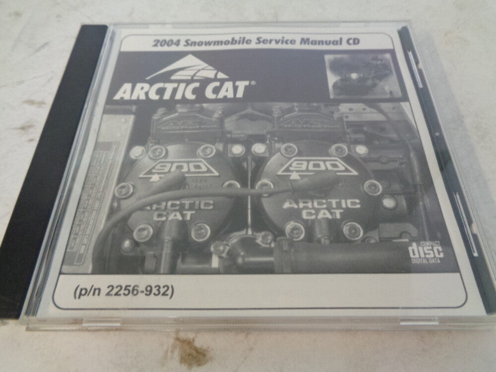 Arctic Cat 2004 Snowmobile Service Manual CD Disc Part# 2256-932