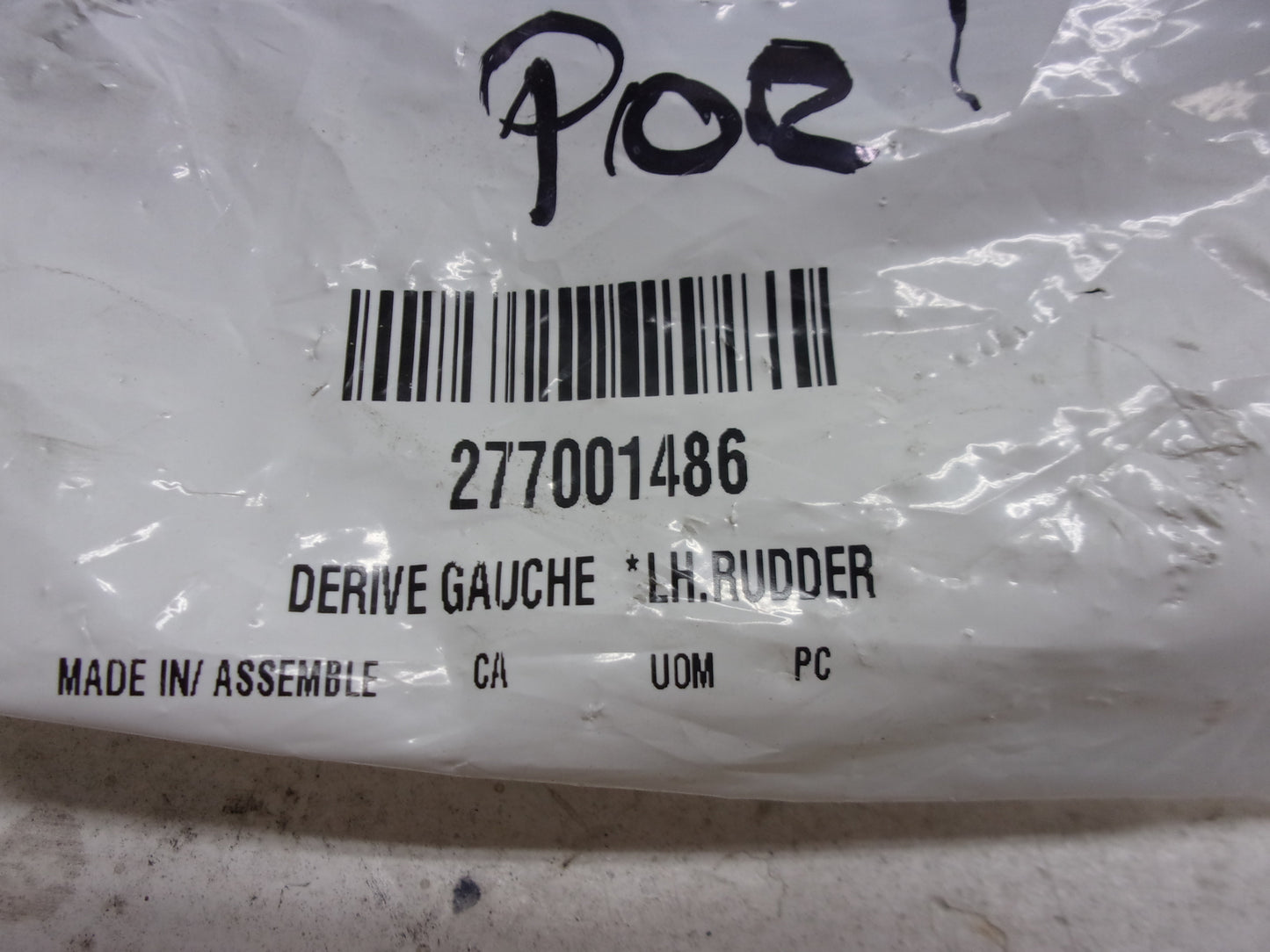 Sea Doo Bombardier 2002-2011 GTI RXP RXT GTS NEW Left Hand Side Vane # 277001486