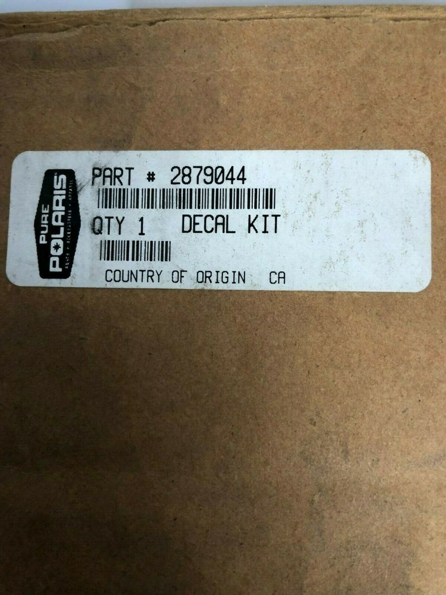 Polaris 2011-12 RZR XP 800 Tribal Door Graphics Decal Kit Part# 2879044 OEM NEW