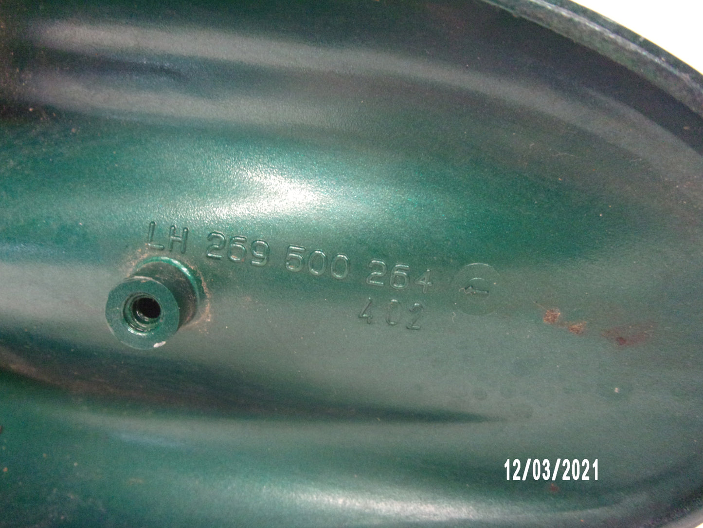 Sea Doo Bombardier PWC 1997 GTX OEM Green Complete Left Mirror Part# 293500265