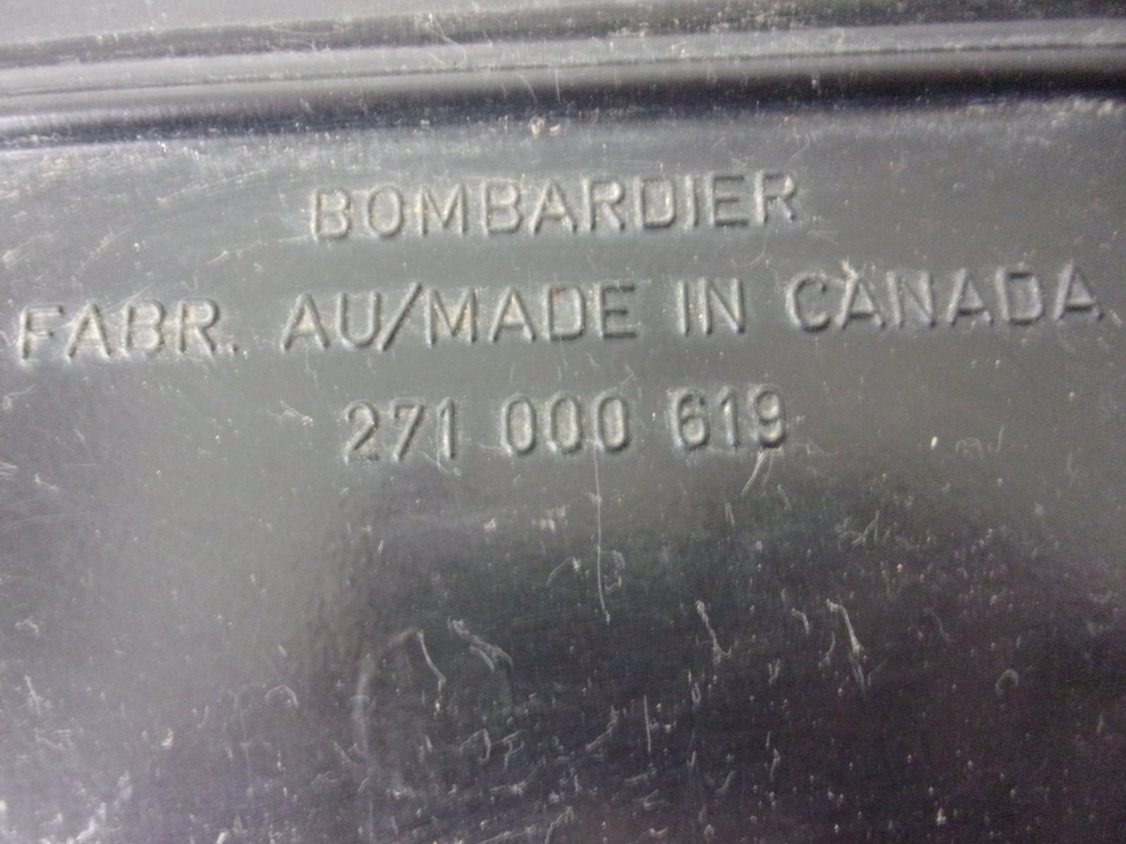 Sea Doo Bombardier 1996 GSX OEM Black Ride Plate Assembly Part# 271000593