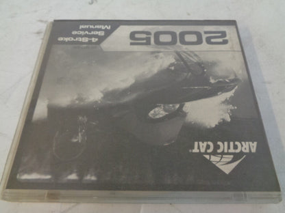 Arctic Cat 2005 4-Stroke Snowmobile Service Manual CD Disc Part# 2257-229