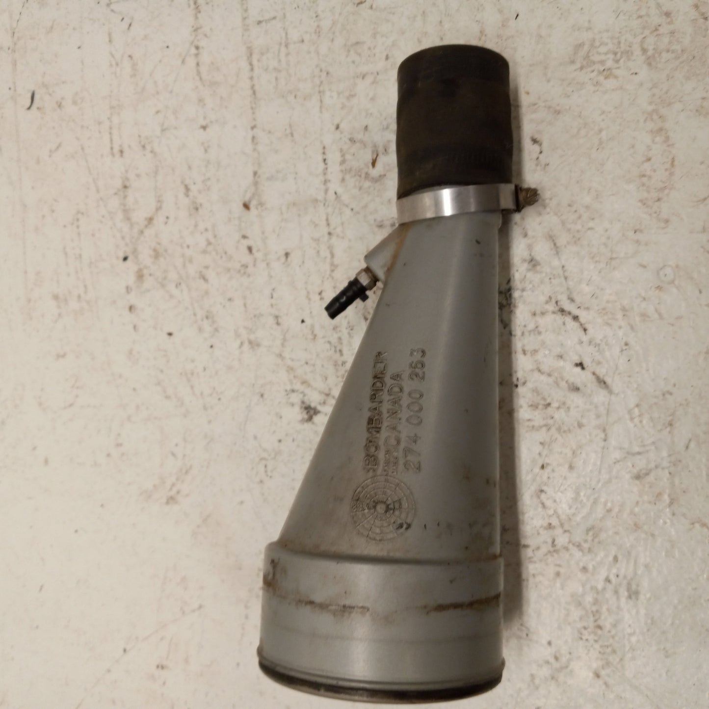 Sea Doo Bombardier 1997-2003 GTI GS GSI OEM Silver Exhaust Cone Part# 274000488