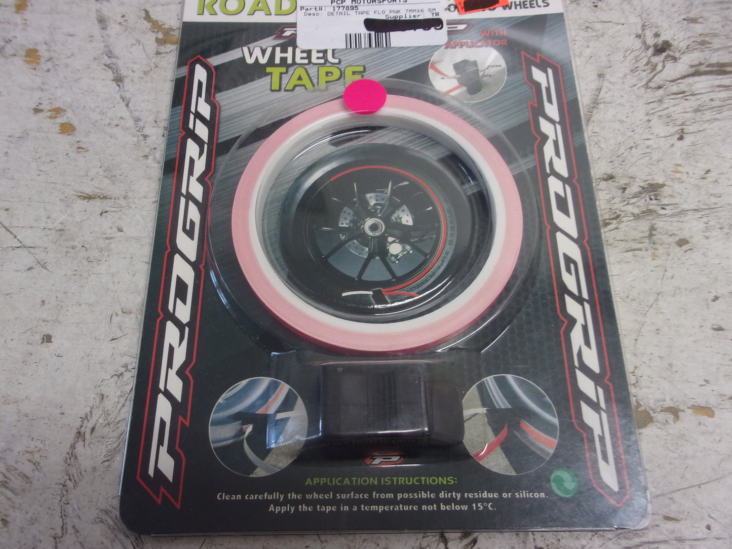 Pro Grip 5025 Wheel Rim Tape Reflective Fluorescent Fuxia Part# 177895
