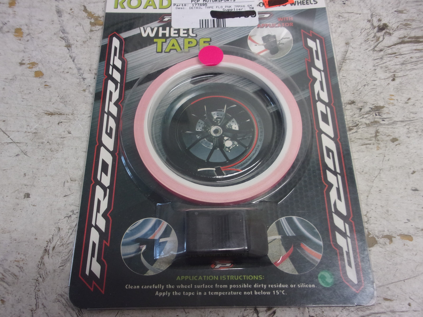 Pro Grip 5025 Wheel Rim Tape Reflective Fluorescent Fuxia Part# 177895