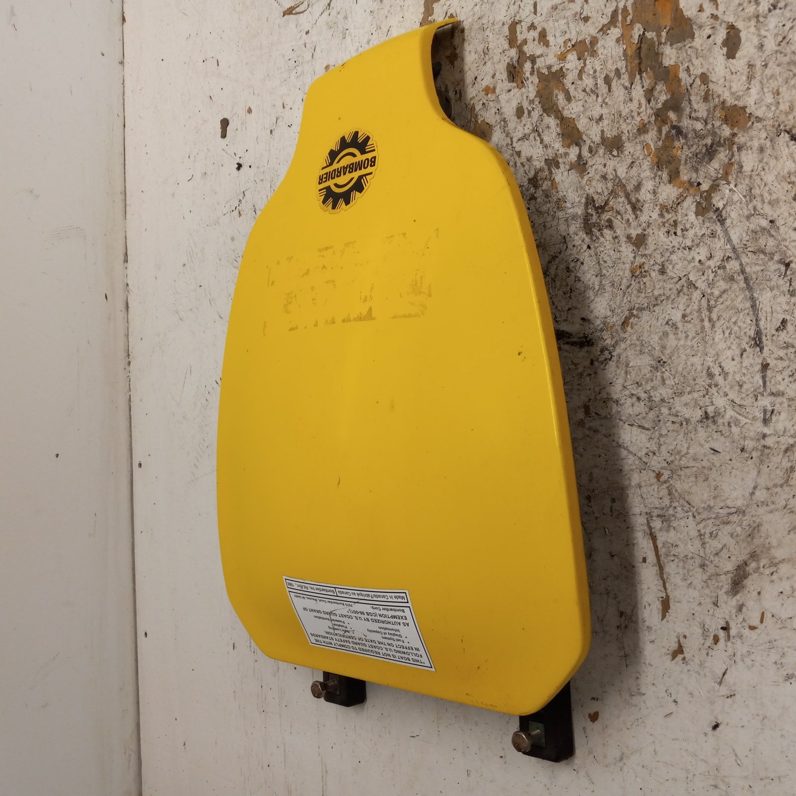 SeaDoo Bombardier 2002-2004 XP DI OEM Yellow Rear Access Cover Part# 269501153