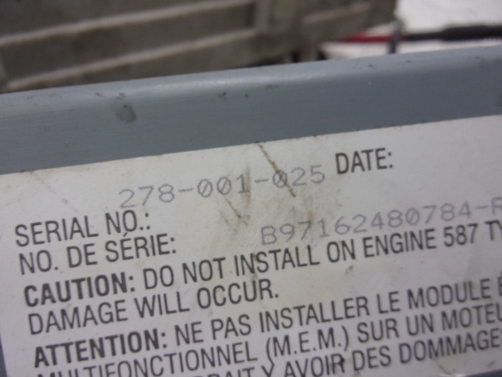 Sea Doo Bombardier 2001 GTS OEM Complete Electrical Box Assembly Part# 278001025