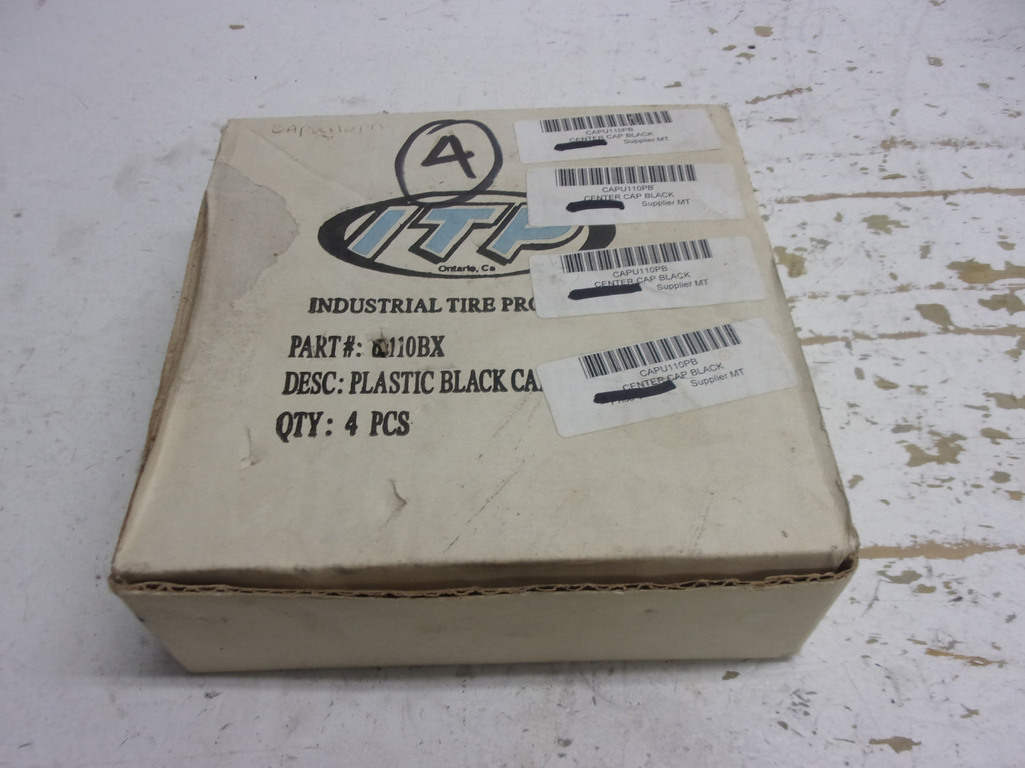 ITP C-Series Type 5 6 and 7 Center Cap 4/110 and 4/115 Set Of 4 Part# B110BX