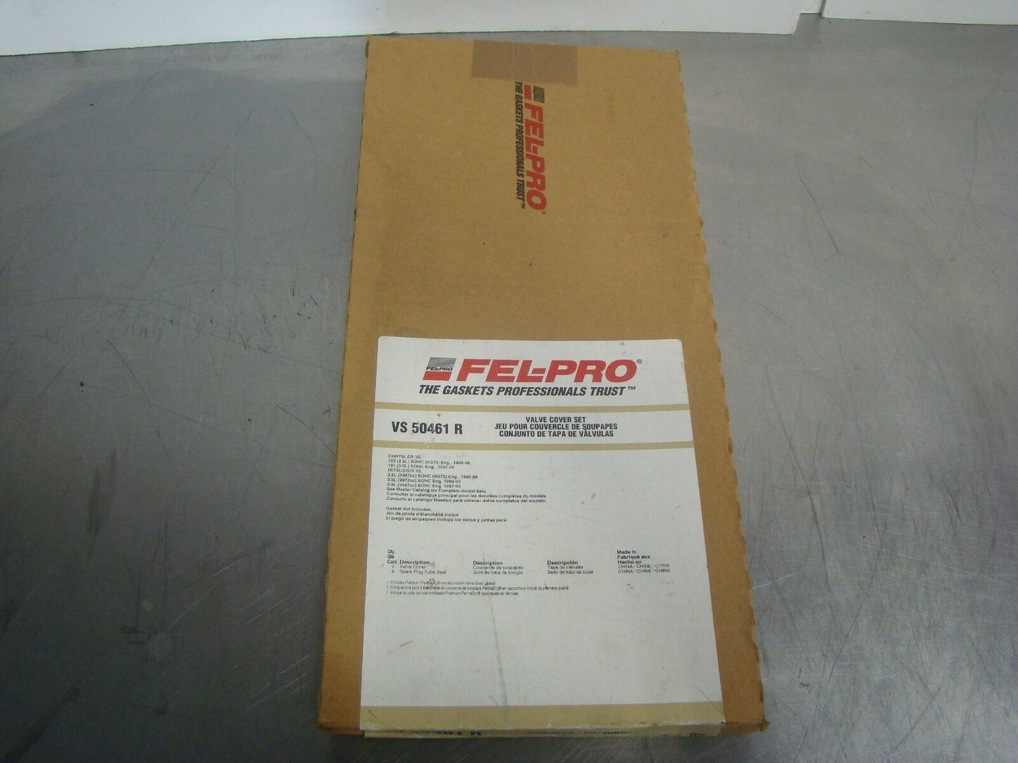 Fel-Pro 50461 R Fits 95-08 MITSUBISHI 3.0L 3.5L VALVE COVER GASKET SET 6G72 6G74