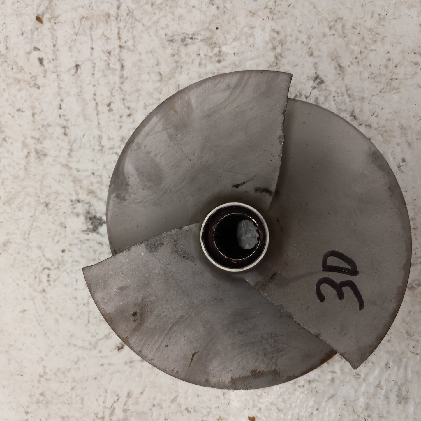 Sea Doo Bombardier 2005 3D RFI OEM Stainless Impeller Assembly Part# 267000201