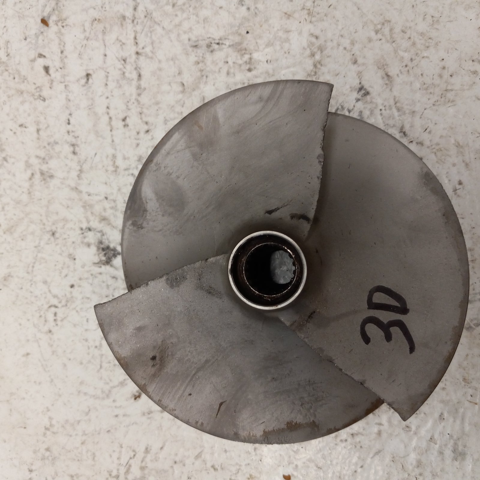 Sea Doo Bombardier 2005 3D RFI OEM Stainless Impeller Assembly Part# 267000201