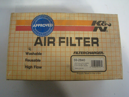 K&N Personal Watercraft PWC Marine Flame Arrestor, Oval, 2.5 in. Tall # 59-2840