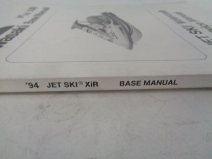 Kawasaki Jet Ski 1994 XIR OEM Service Manual Part# 99924-1180-01