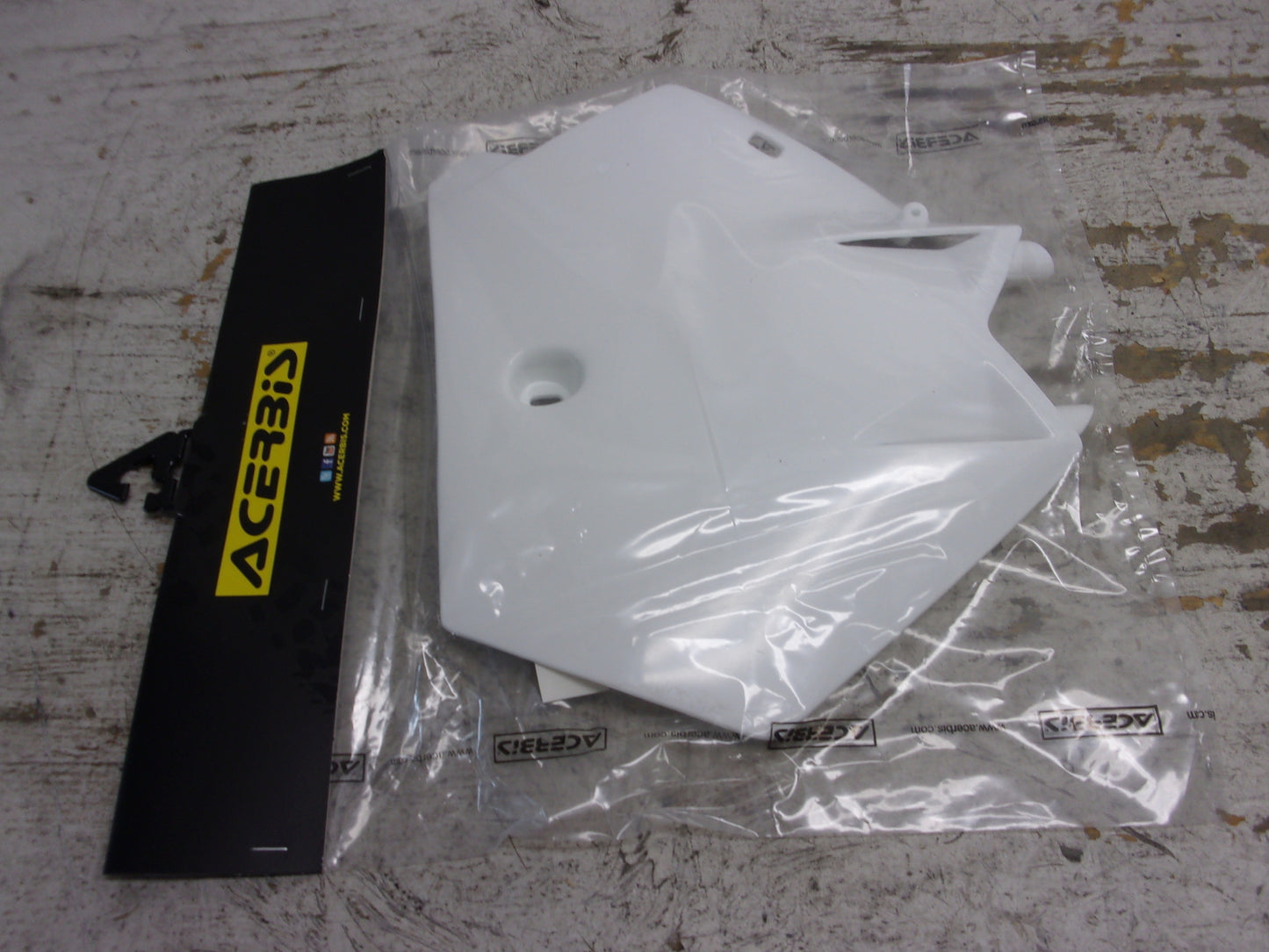 KTM Dirt Bike 2004-2012 SX 85 NEW Acerbis White Front Number Plate # 0016369.030