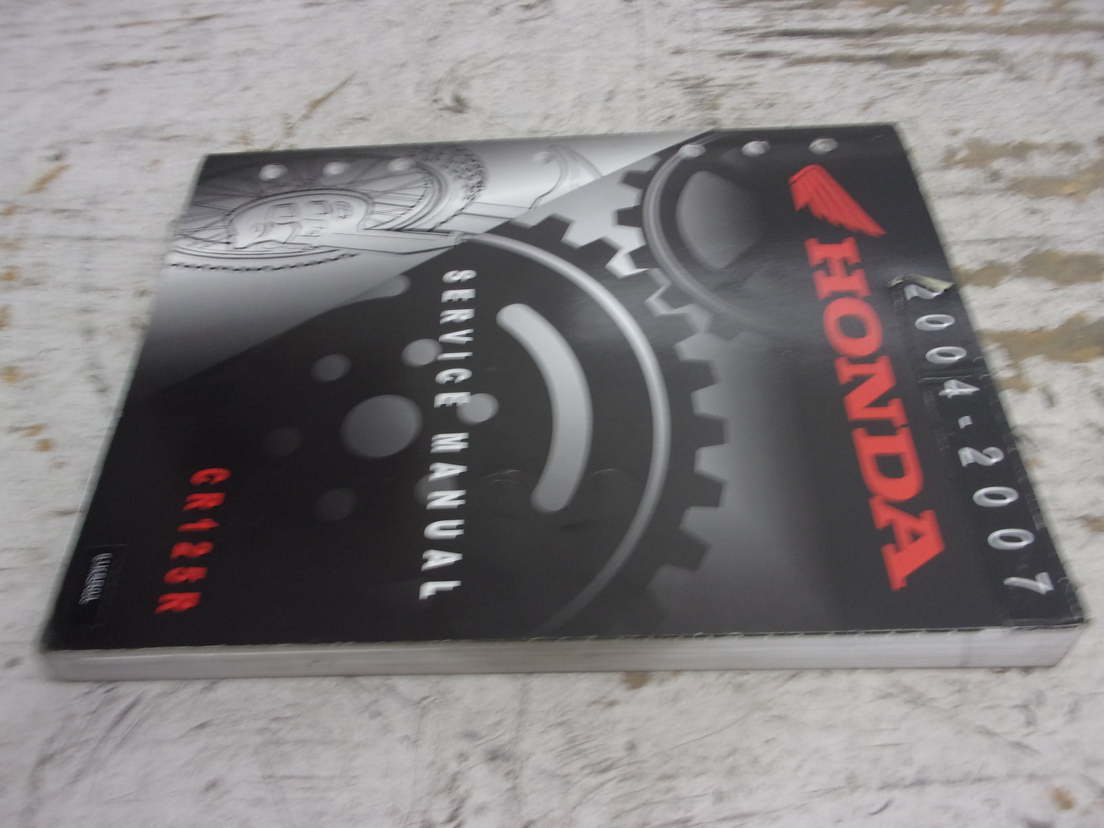 Honda Dirt Bike MX 2004-2007 CR125R OEM Service Manual Part# 61KSR03