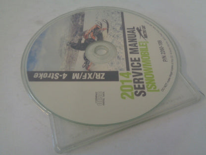 Arctic Cat Snowmobile 2014 ZR/XF/M 4-Stroke Service Manual CD Disc # 2260-189