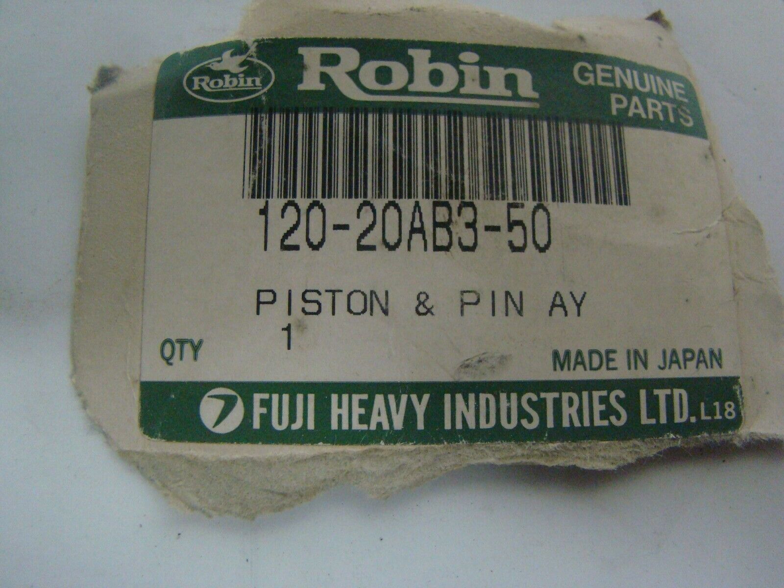 Polaris Robin Genuine Parts New Piston Assembly Part# 120-20AB3-50