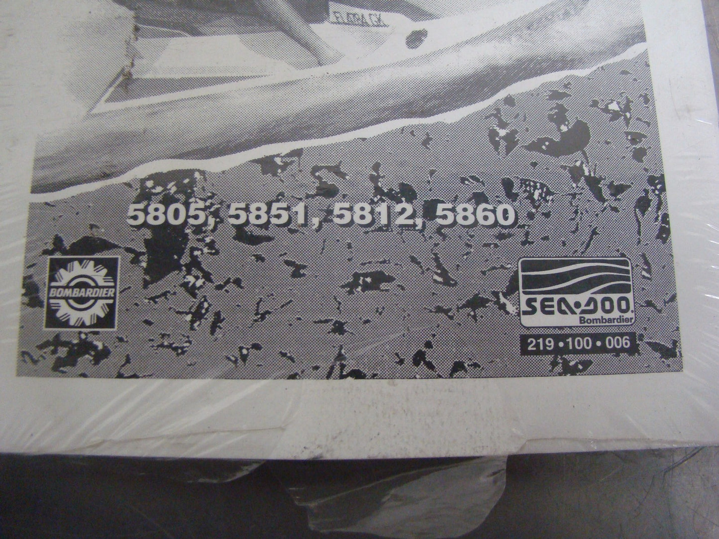 Sea-Doo 1992 Service Manual 5805-5851-5812-5860 4 Models Shop Manual 219100006