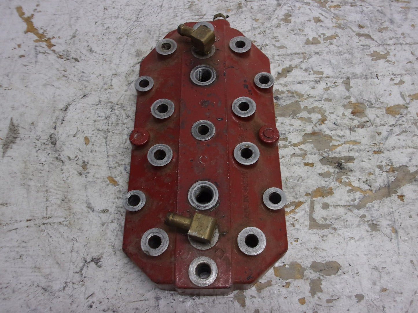 Kawasaki Jet Ski 1987-1990 JS550 550 SX OEM Red Cylinder Head Part 11008-2059-YR