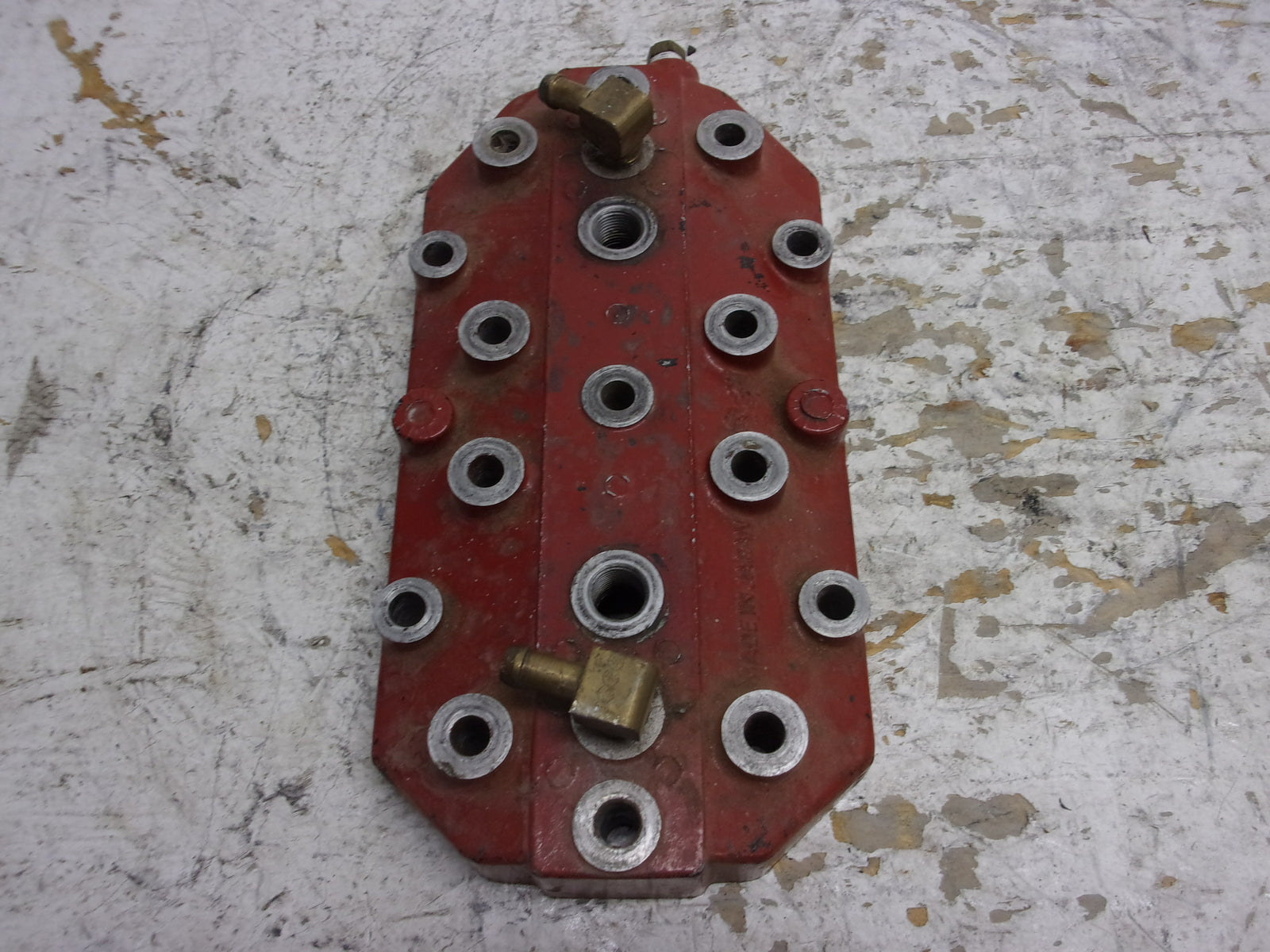 Kawasaki Jet Ski 1987-1990 JS550 550 SX OEM Red Cylinder Head Part 11008-2059-YR