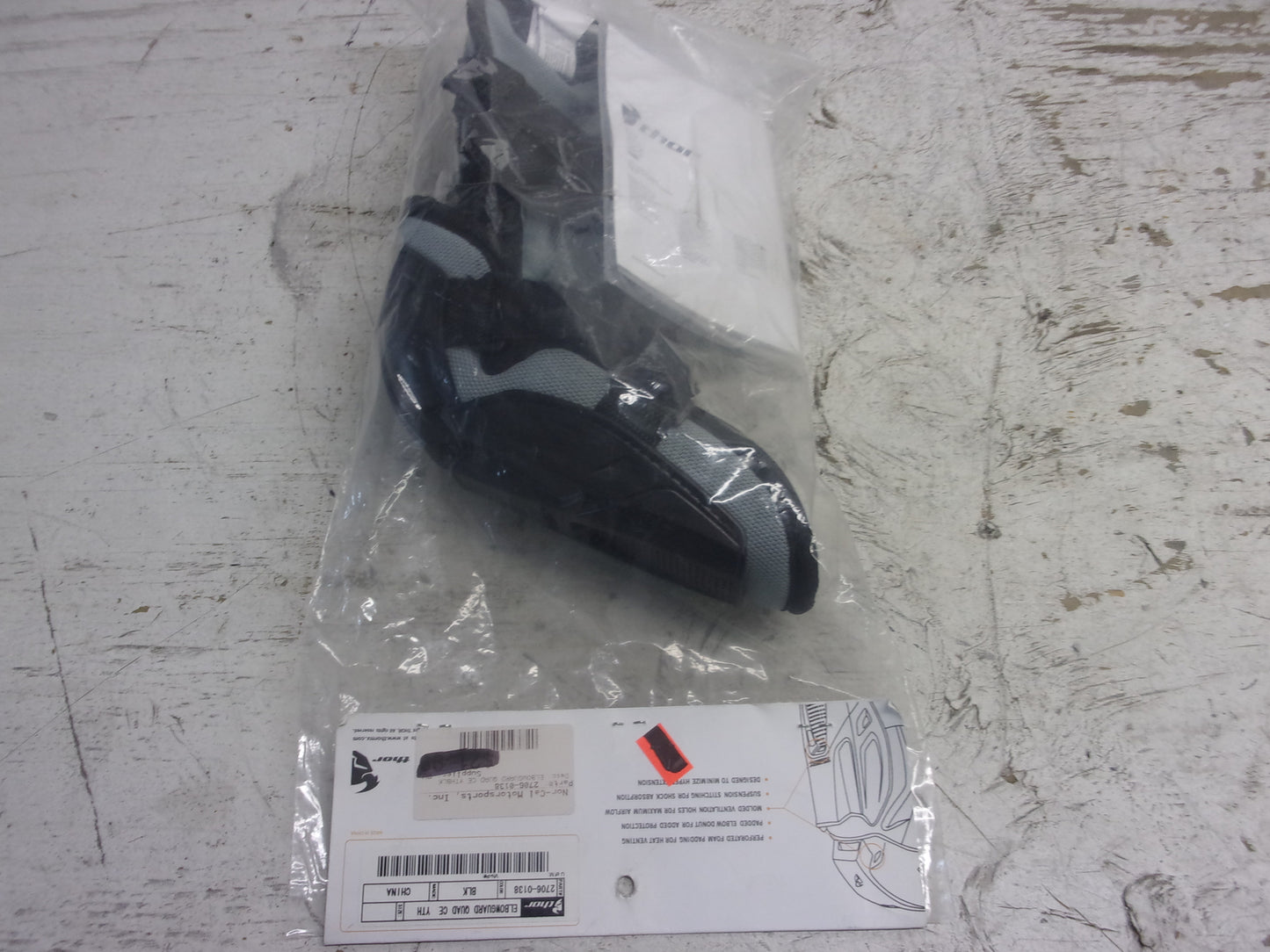 THOR Youth Quadrant Guards - Elbow - Black Part# 2706-0138
