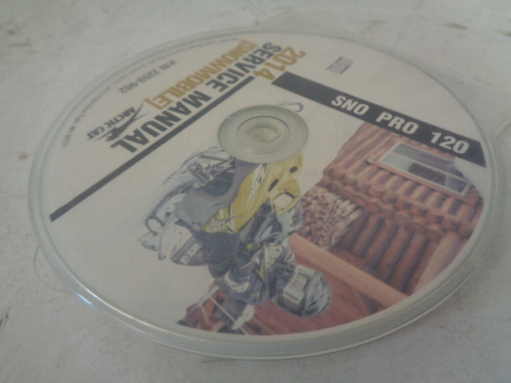 Arctic Cat Snowmobile 2014 Snow Pro 120 Service Manual CD Disc Part# 2259-962