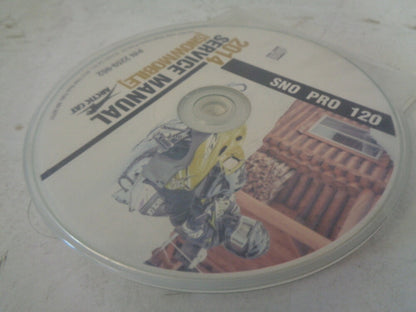 Arctic Cat Snowmobile 2014 Snow Pro 120 Service Manual CD Disc Part# 2259-962