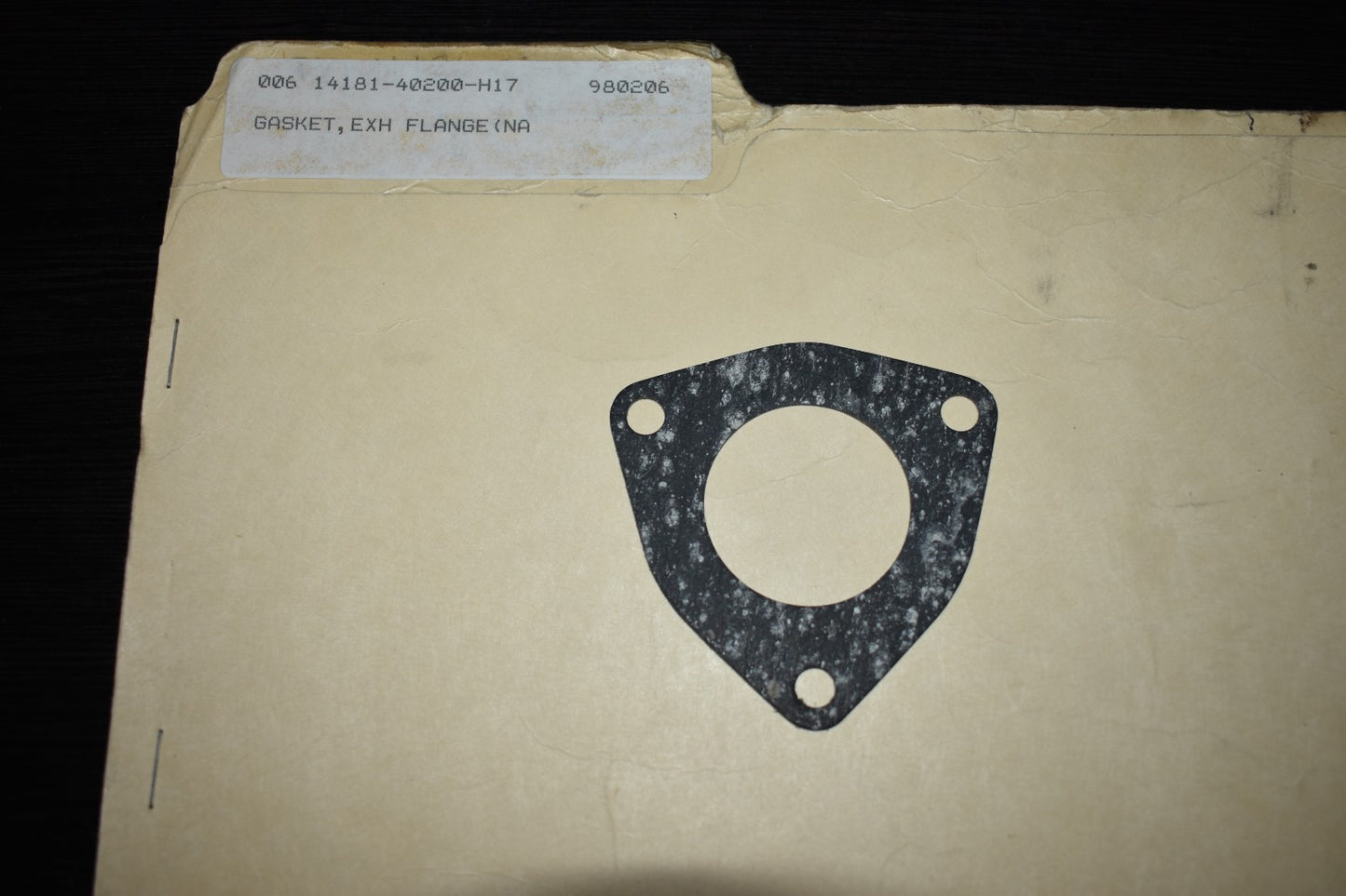 1983-86 Suzuki RM125 Exhaust Flange Gasket 14181-40200