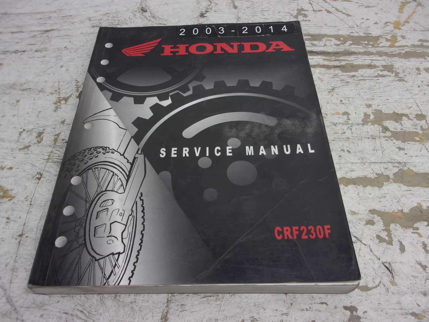 Honda Dirt Bike MX 2003-2014 CRF230R OEM Service Manual Part# 61KPS09