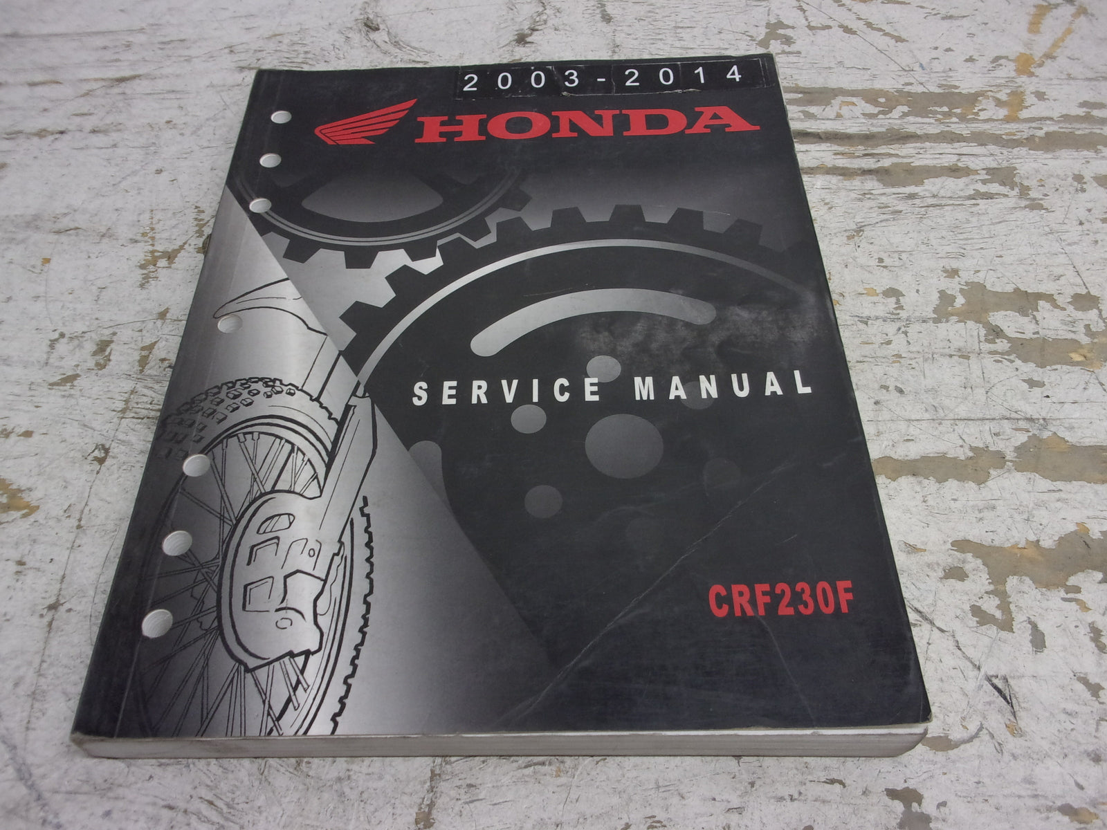 Honda Dirt Bike MX 2003-2014 CRF230R OEM Service Manual Part# 61KPS09