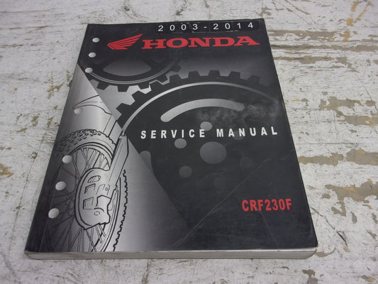 Honda Dirt Bike MX 2003-2014 CRF230R OEM Service Manual Part# 61KPS09