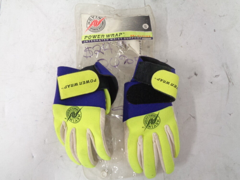 Personal Watercraft PWC New Vintage PowerGrip Full Finger Riding Gloves Small