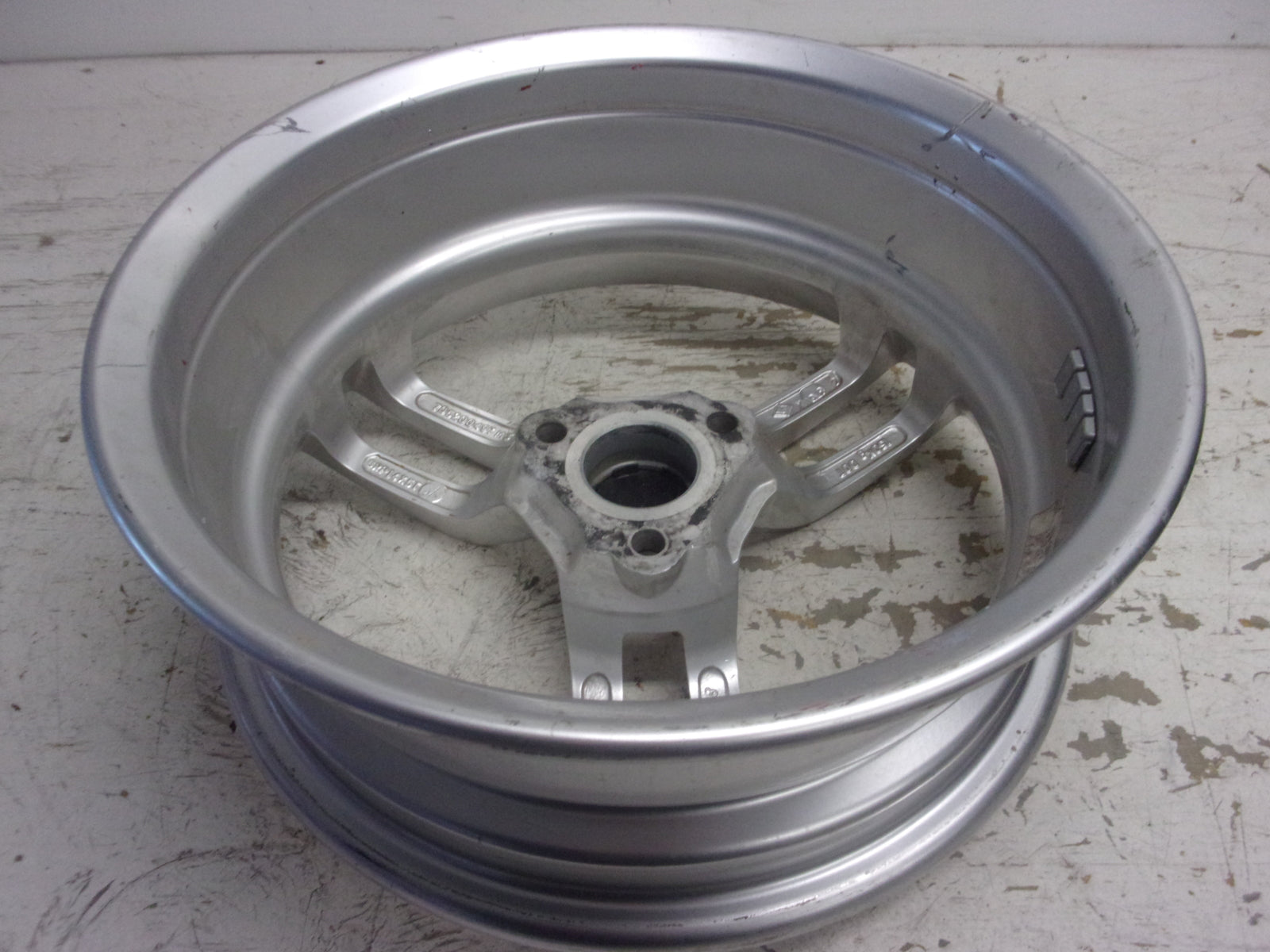 Can-Am Roadster 2010-2012 Spyder RS-S OEM Silver Front Wheel # 706201058