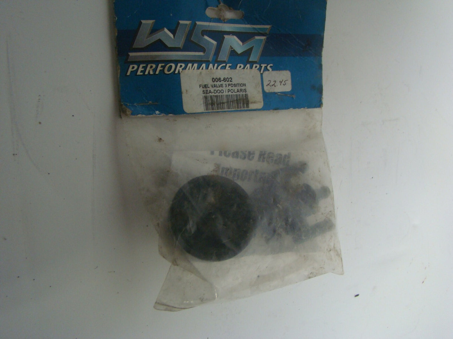 Polaris / Sea Doo WSM 3 Position Fuel Valve Assembly New Part# 006-602