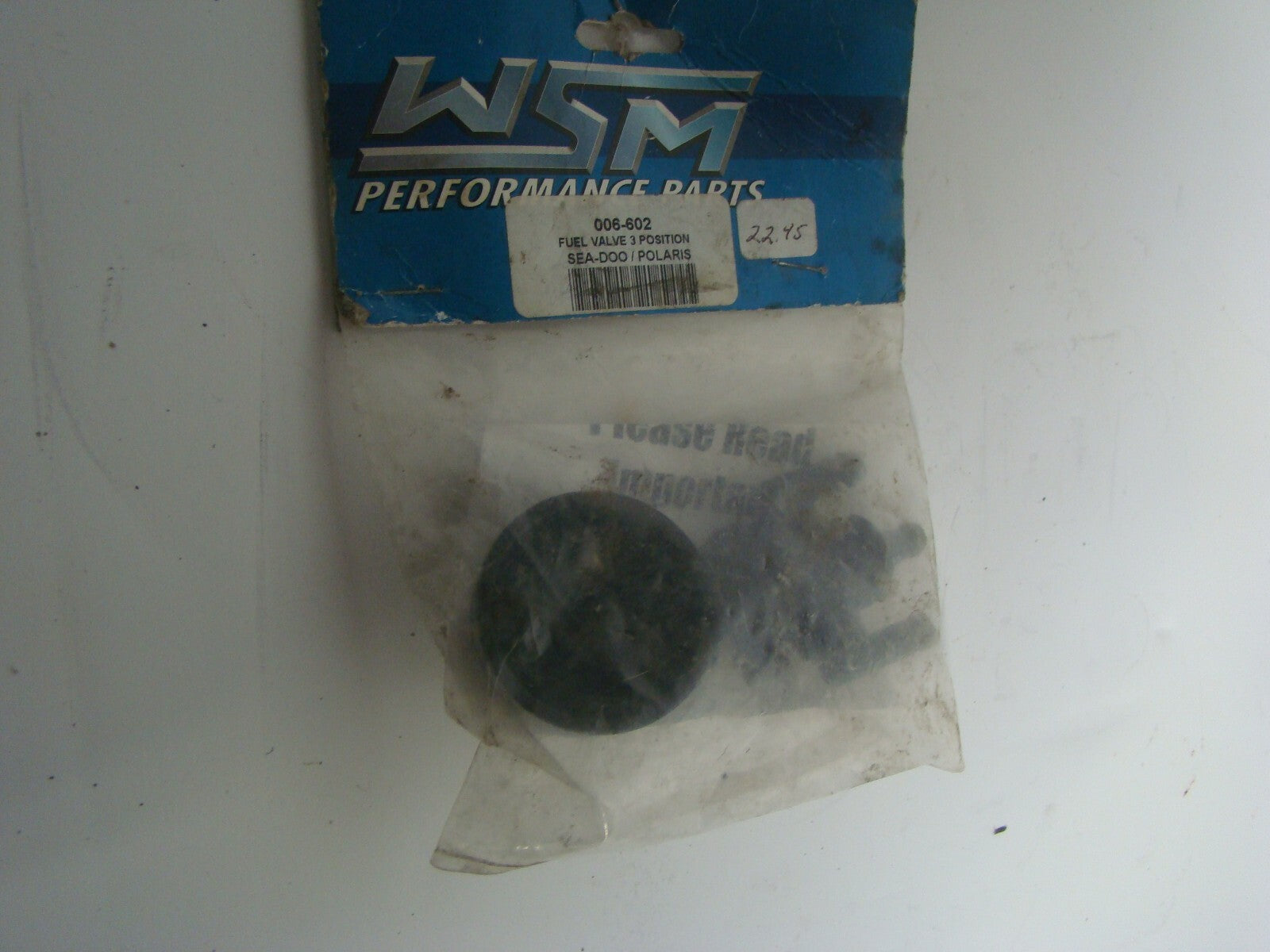 Polaris / Sea Doo WSM 3 Position Fuel Valve Assembly New Part# 006-602