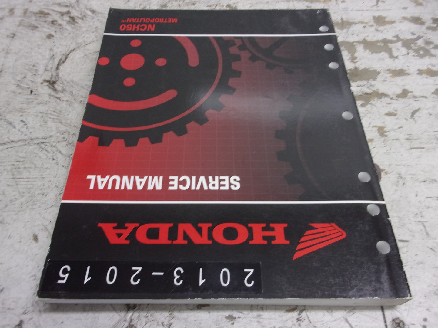 Honda Scooter 2013-2015 NCH50 Metropolitan OEM Service Manual Part# 61GGL02